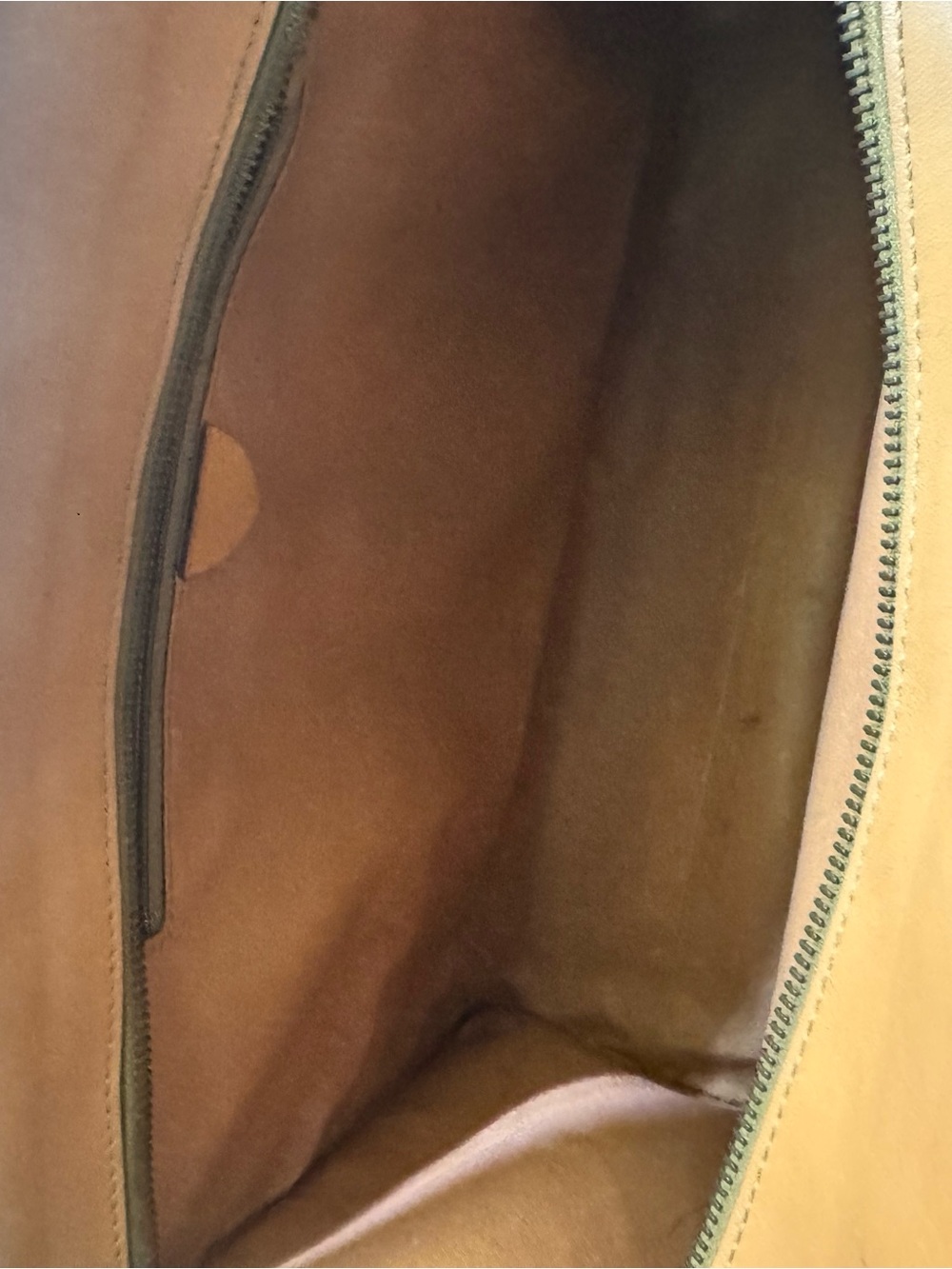 Authentic Celine Classic Brown Tan Leather-Trim tote - Picture 8 of 16